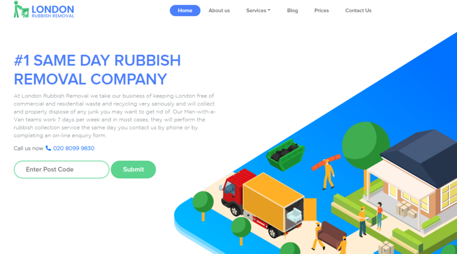 London Rubbish Removal Company offers same day rubbish removals