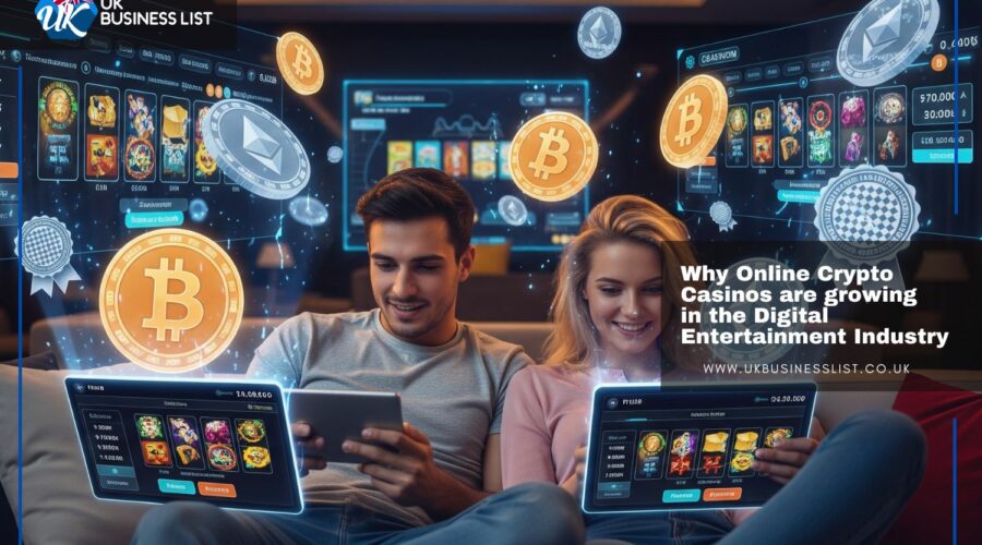 Why Online Crypto Casinos are growing in the Digital Entertainment Industry
